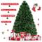 Costway 4ft. Pre-Lit Fiber Optic Artificial Christmas Tree, Multicolor LED Lights